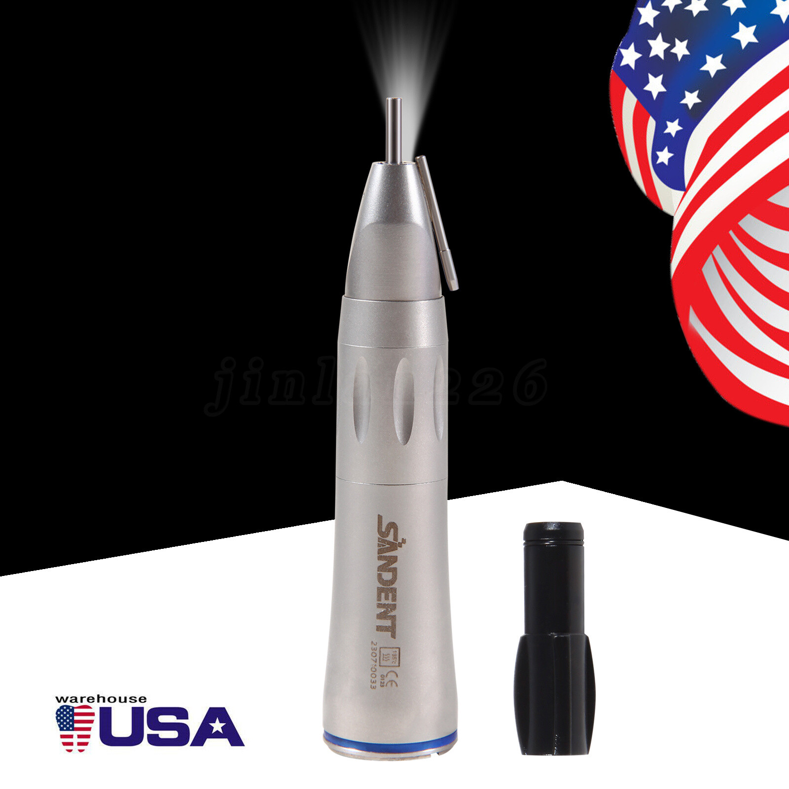 NSK Style Ti-Max X-SG65L Optic External Coolant Straight Handpiece Dental LED