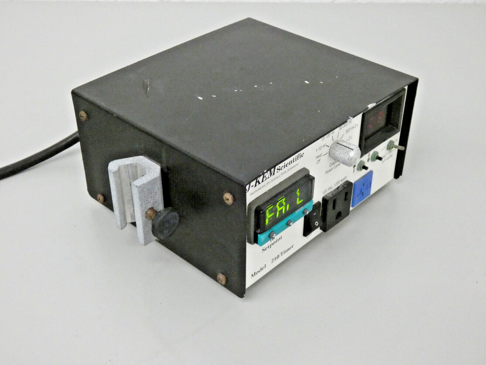 J-Kem Scientific Temperature Controller Model 210/Timer, -200-250C, 120V