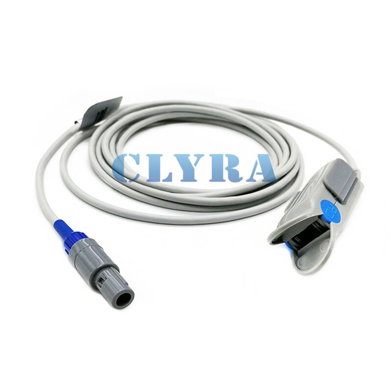 3m 5pin Adult Finger Clip SpO2 Sensor Cable for Goldway UT4000A/C/E/F GS10 G60