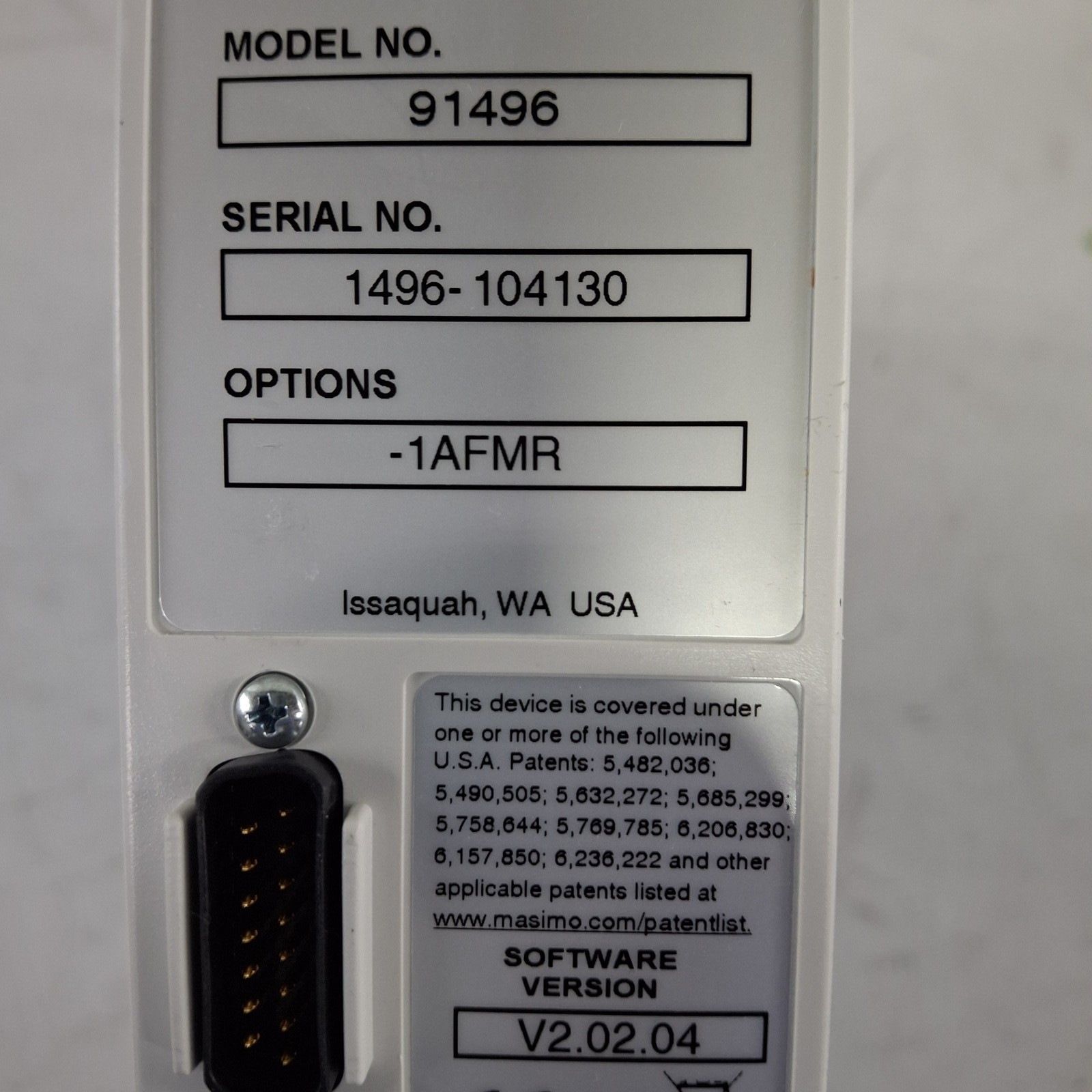 Spacelabs Healthcare 91496 Multiparameter Module