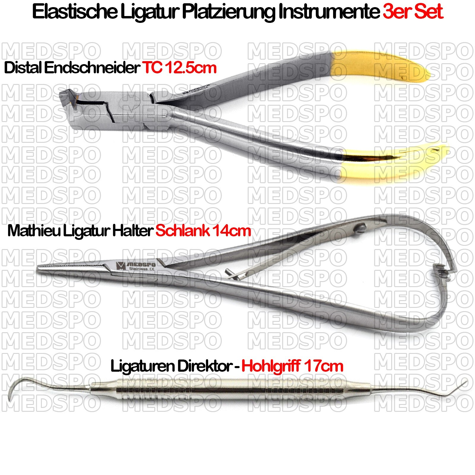 KFO Elastic Ligation Placement Distal Tailor Director Mathieu Needle Holder