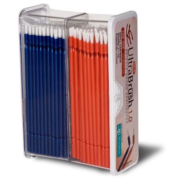UltraBrush 1.0 Refill Bristle Brush Applicator, Fine, 200 Count