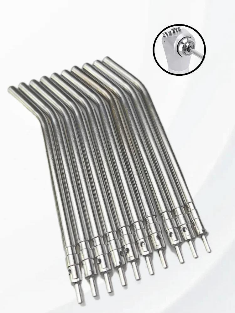 Dental Stainless Steel 3 Way Three Way Air Water Triple Syringe Nozzle Tip