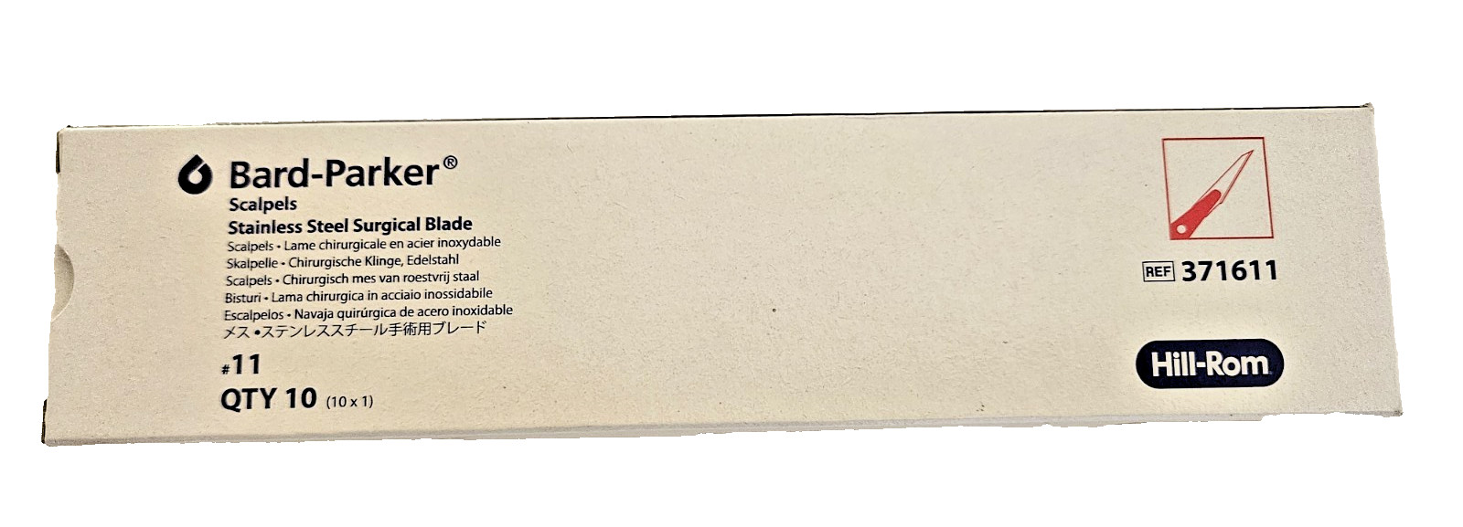 Bard Parker Scalpels 371611 #11 Stainless Steel Surgical New old stock