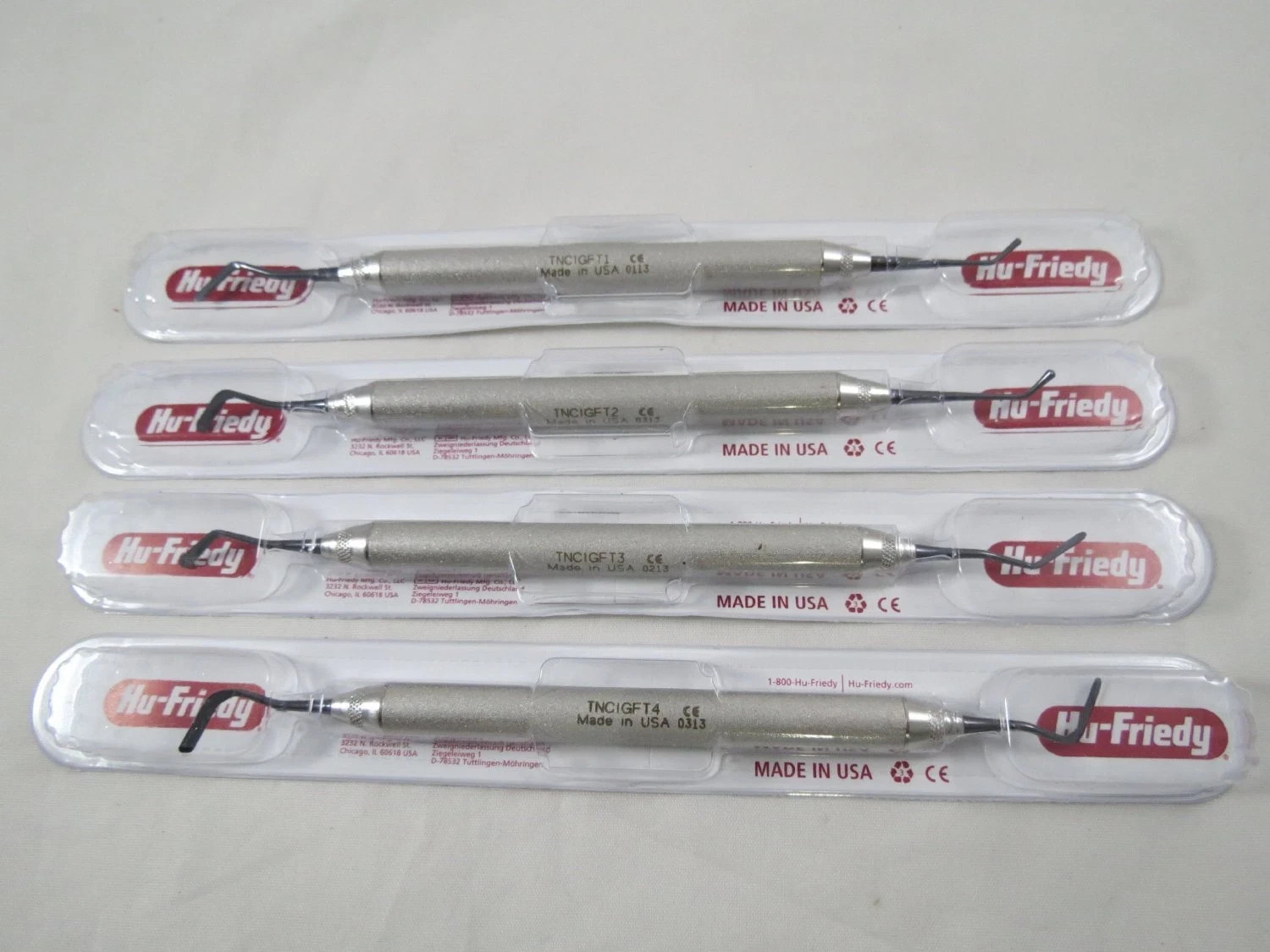 Hu-Friedy Dental Endodontic Instruments Set of 15 inc large Sterilization Casete