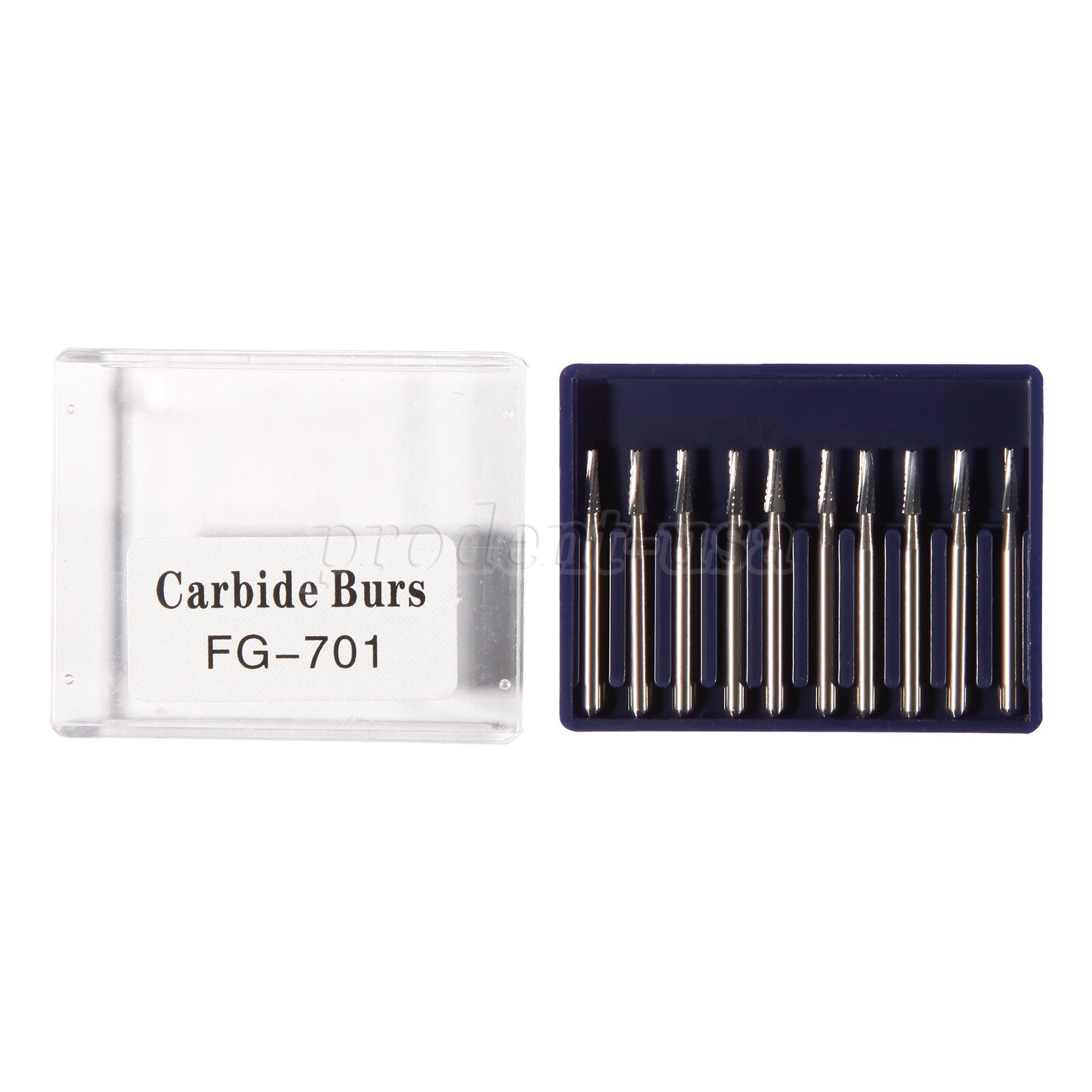 10Pc/Pack Dental Tungsten Carbide Drill FG Bur For High Speed Handpiece FG701 po