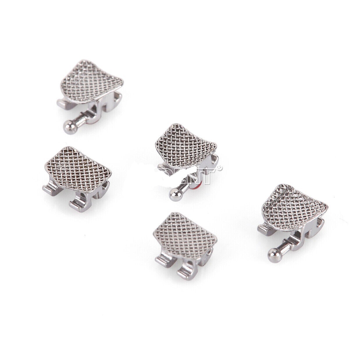 20 Pcs/Kit Dental Orthodontics Metal Mini MBT Brackets Braces 022 3 Hooks Model
