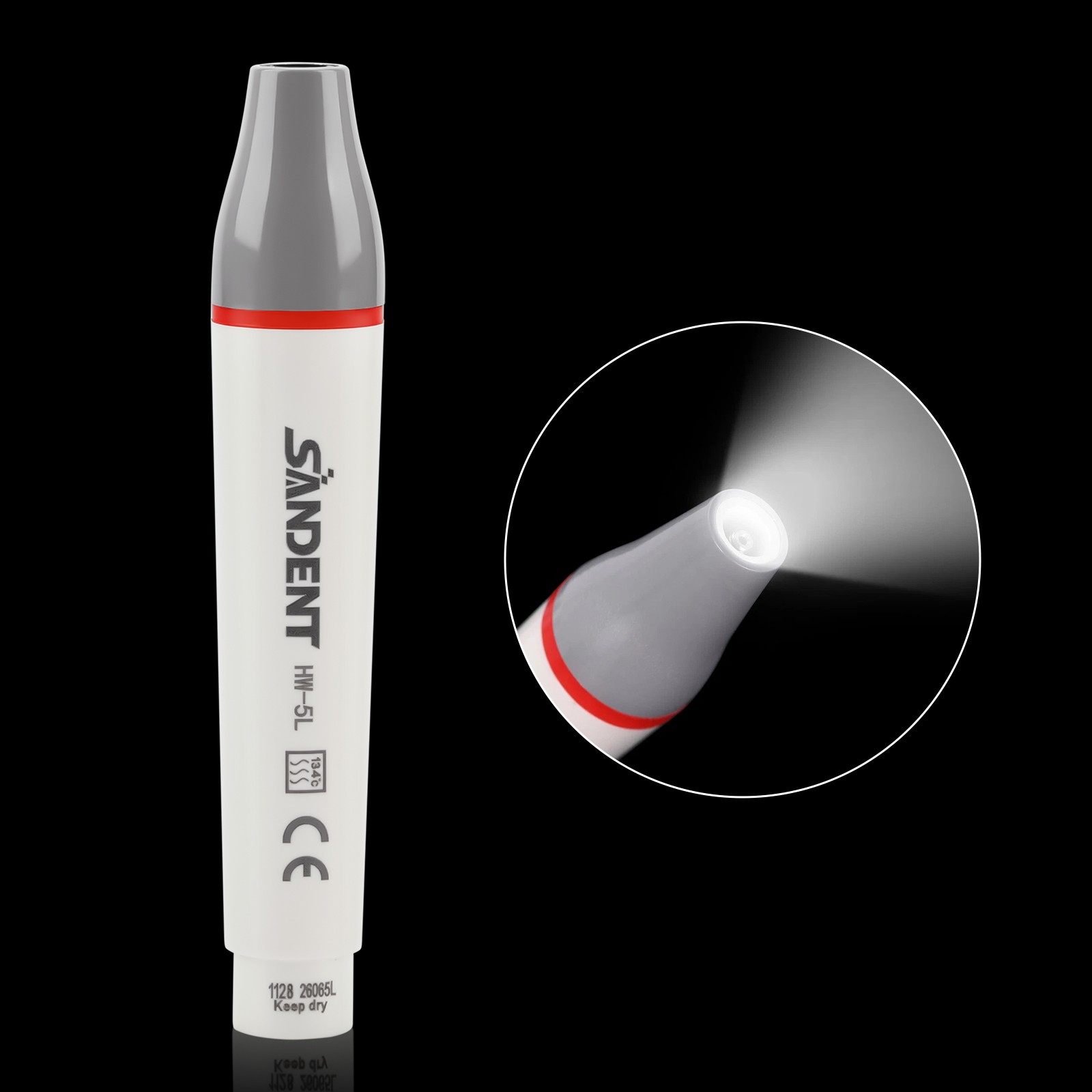 Dental Detachable LED Ultrasonic Piezo Scaler Handpiece HW-5L for EMS Woodpecker