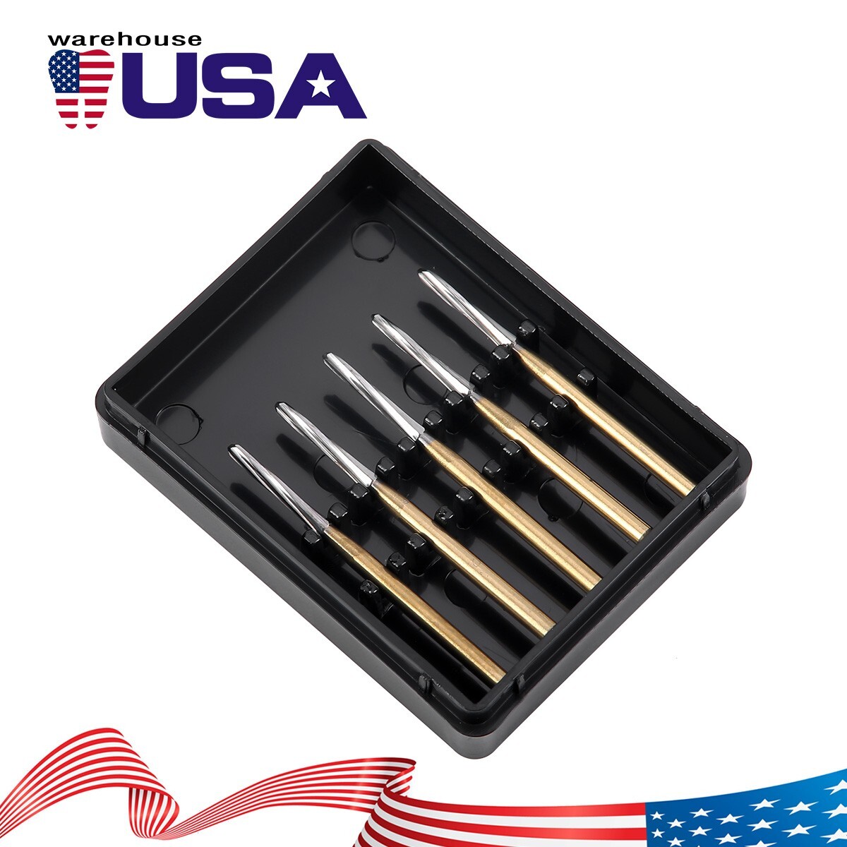Dental Endo-Z Tungsten Carbide Burs Shaping&Refining High Speed FG 1.6mm 21mm