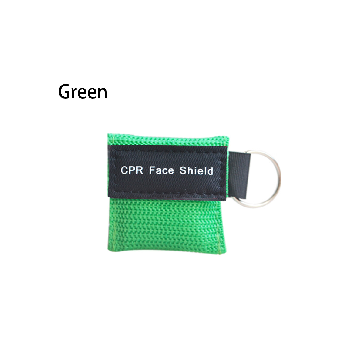 12PC Portable CPR Mask Keychain Safty Emergency Face Shield First Aid Rescue Bag
