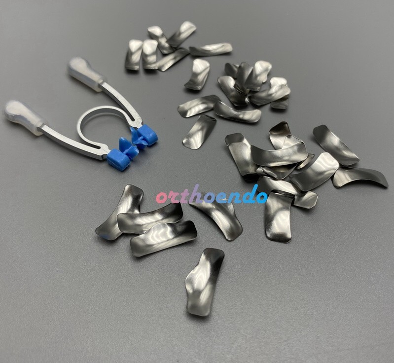 Dental Sectional Contoured Matrice Matrix Bands System Refill + Clip Ring G2 Kit