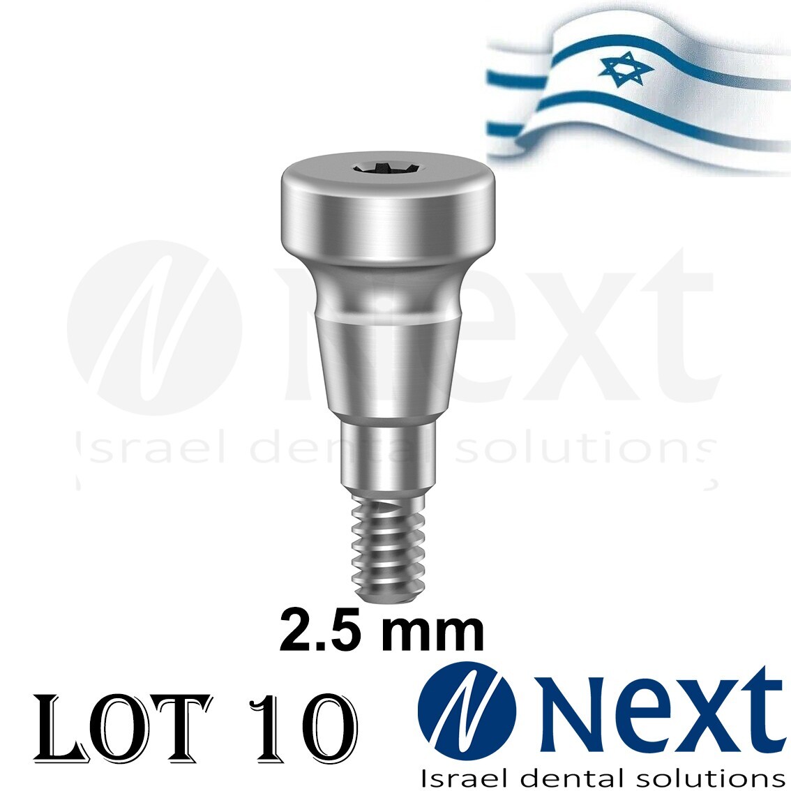 Lotx10 Healing cap D4.5 abutment Neo GM Dent Grand Morse Straumann Fit 2.5 mm