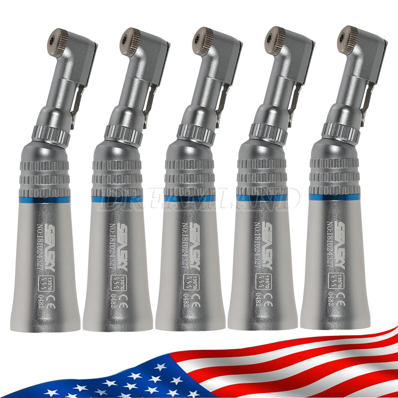 NSK style 5X Hot Sale Dental E-type Slow Low Speed Latch Contra Angle Handpiece
