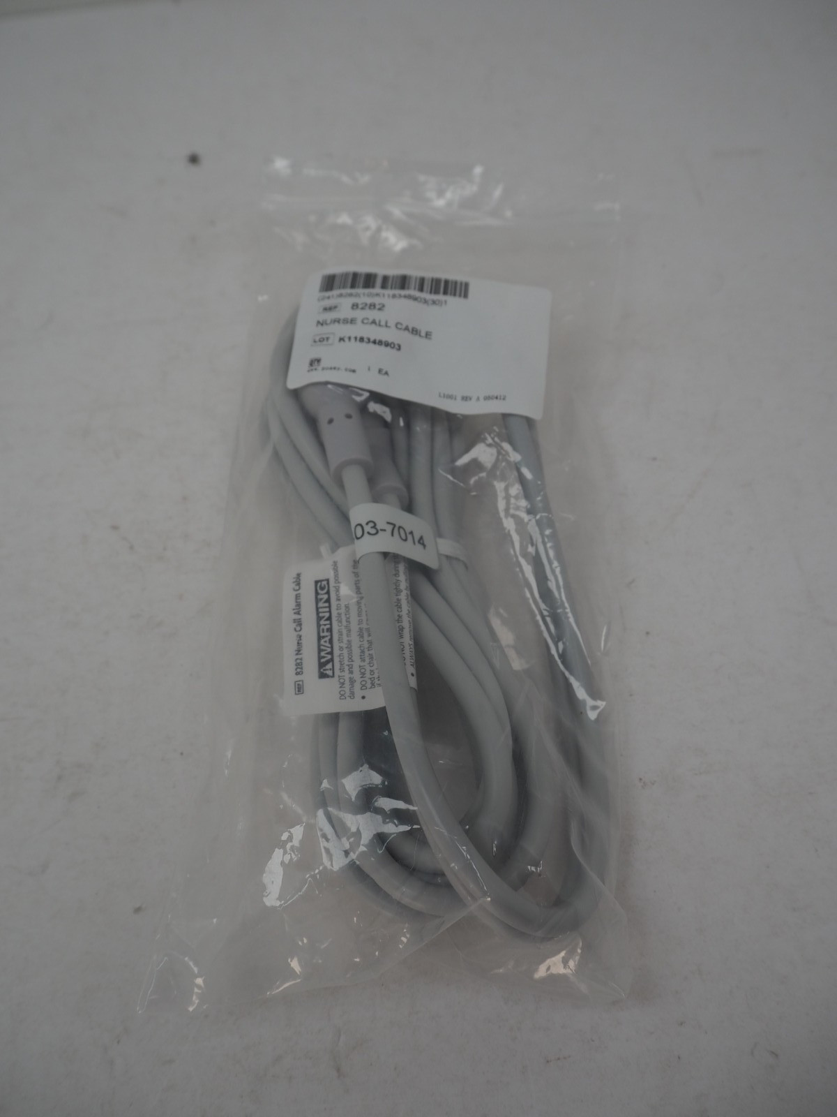 Posey 8282 Nurse Call Cable for KeepSafe Deluxe Sitter Select & Elite NEW in Bag