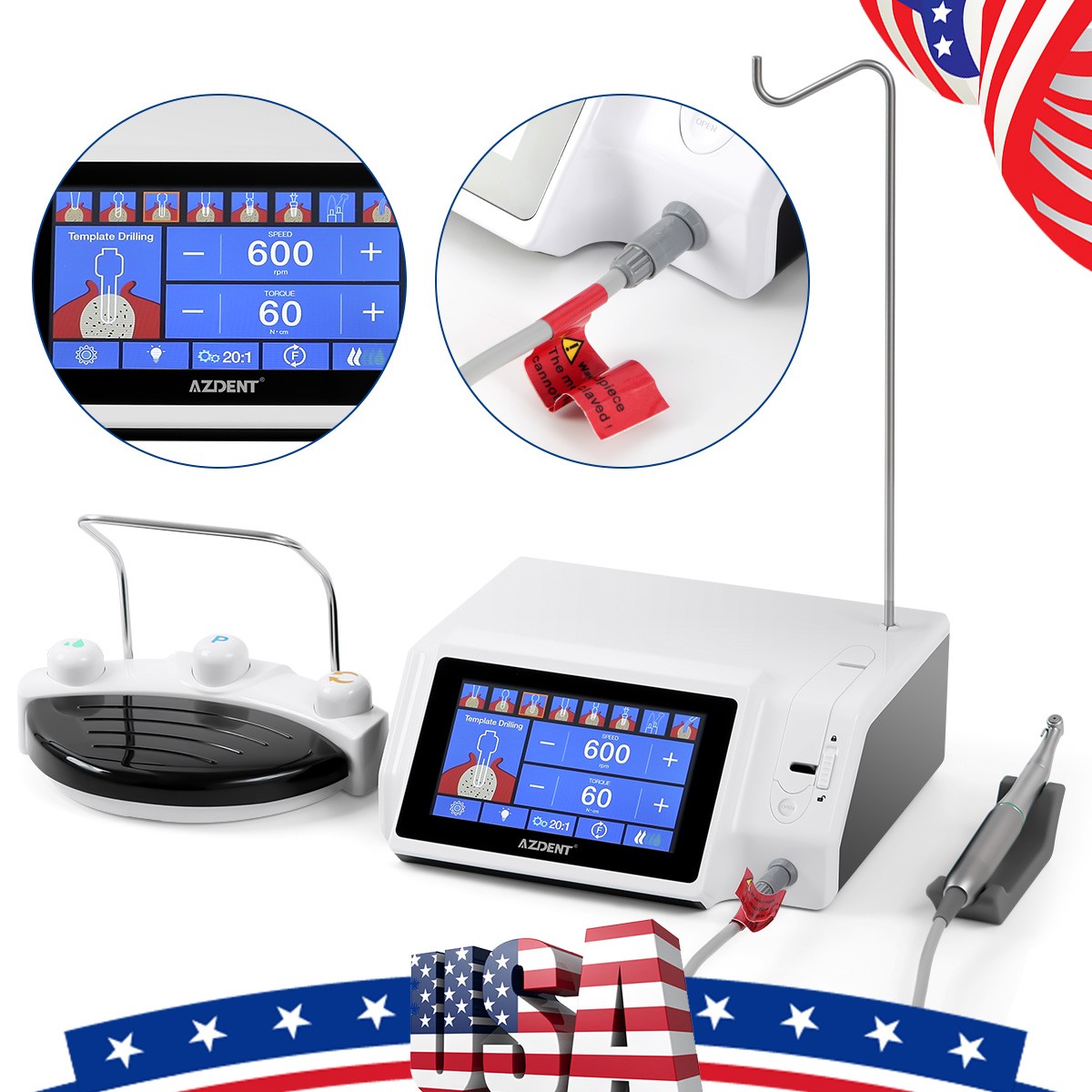 Dental Piezo Surgery Bone Cutter Ultrasonic Bone Piezosurgery /Implant Motor