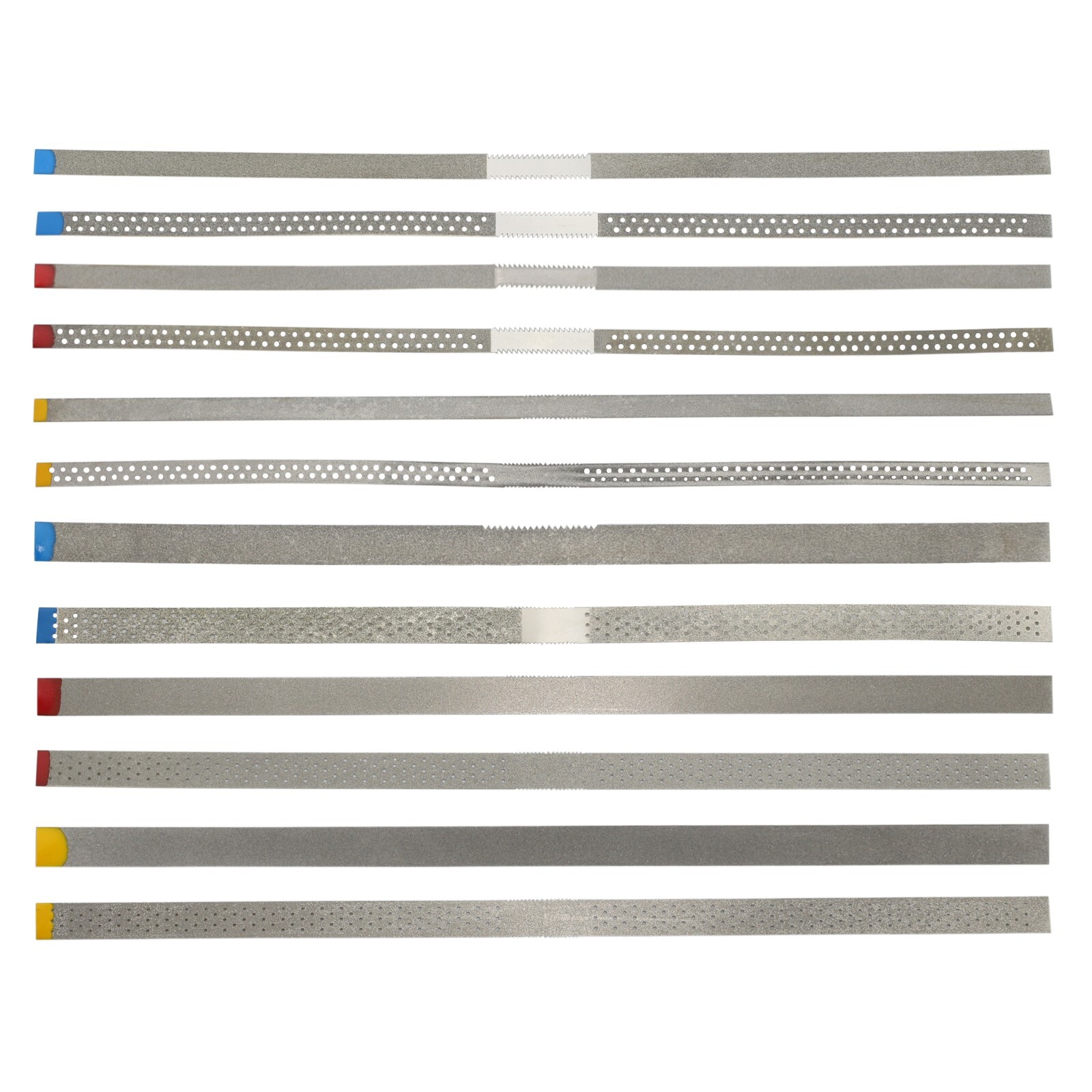 Dental Saw Diamond Polishing Finishing Strips Perforated Blade IPR Fine Medium