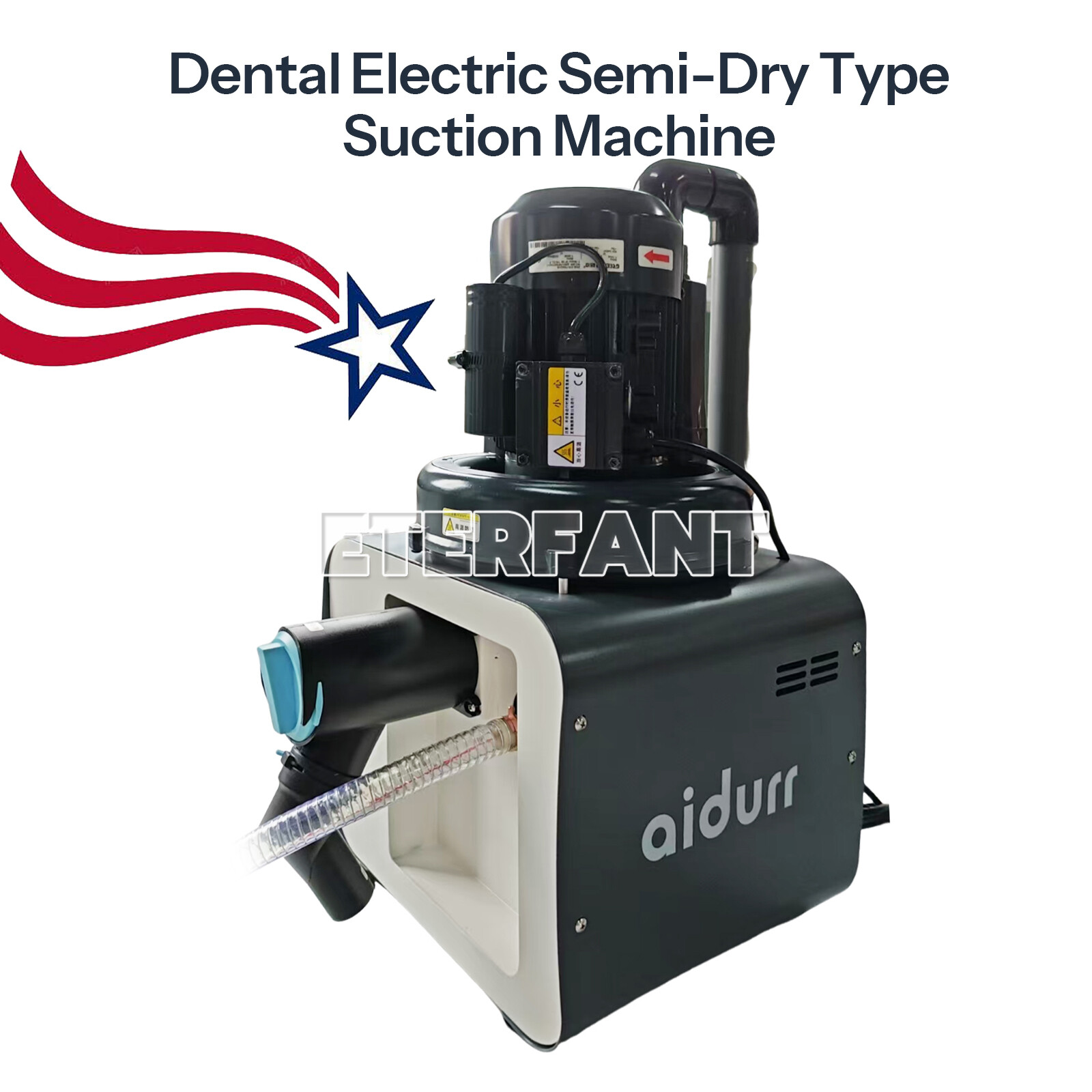 Dental Electric Suction Vacuum System 1300/2200L/min Vacuum Pump Semidry Type