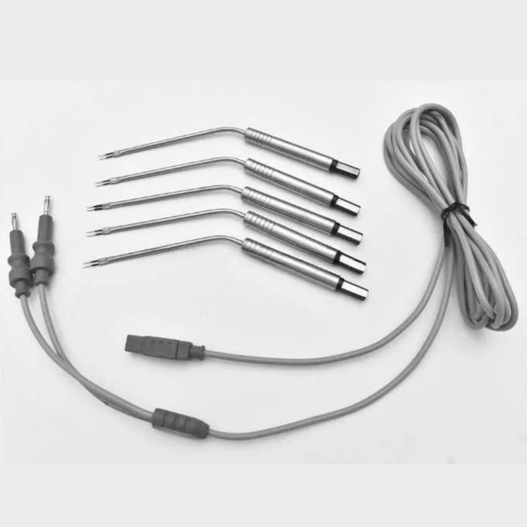 High-Quality ENT Bipolar Electrode with Cable – CE Certified