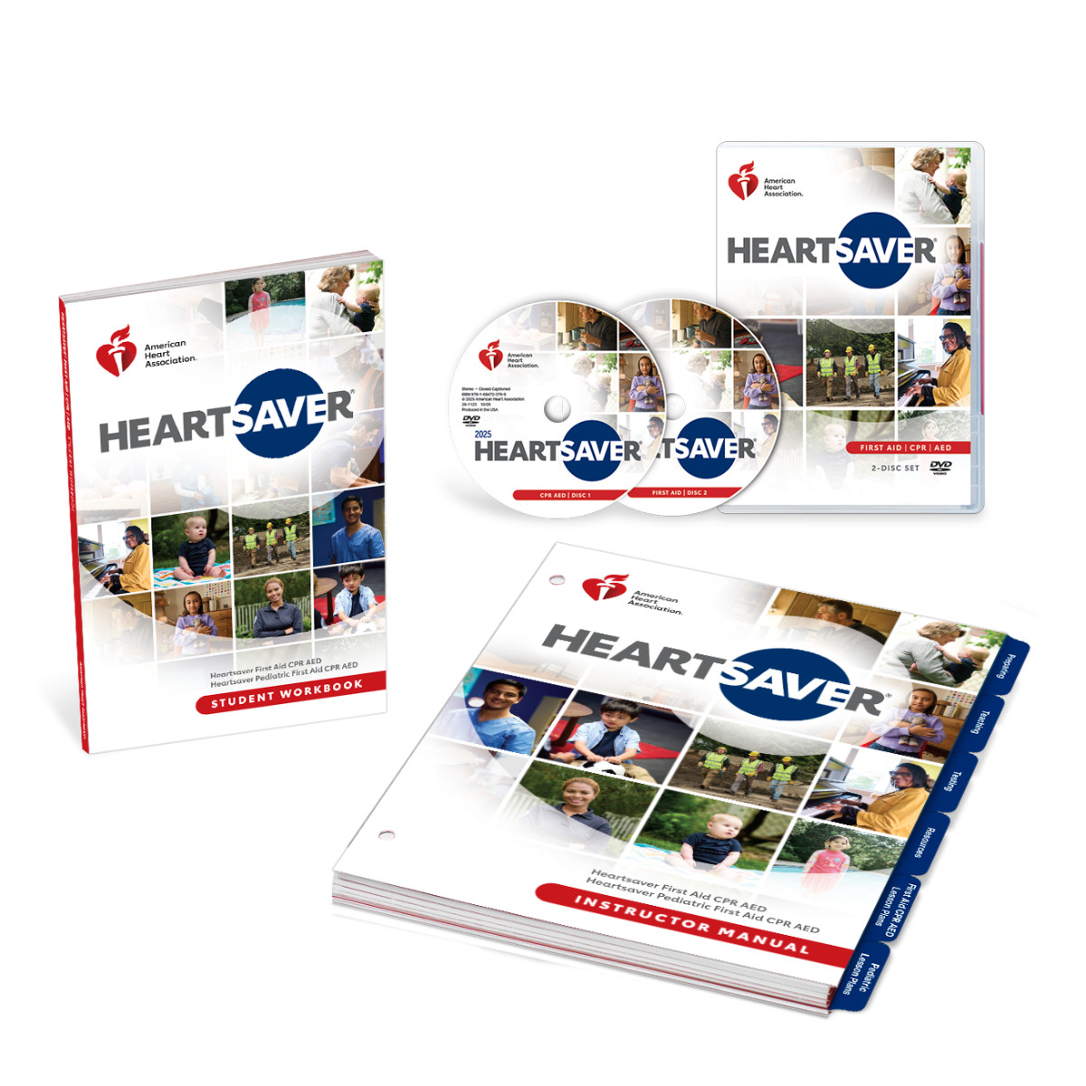 2025 AHA Heartsaver® Instructor Package: DVD Videos