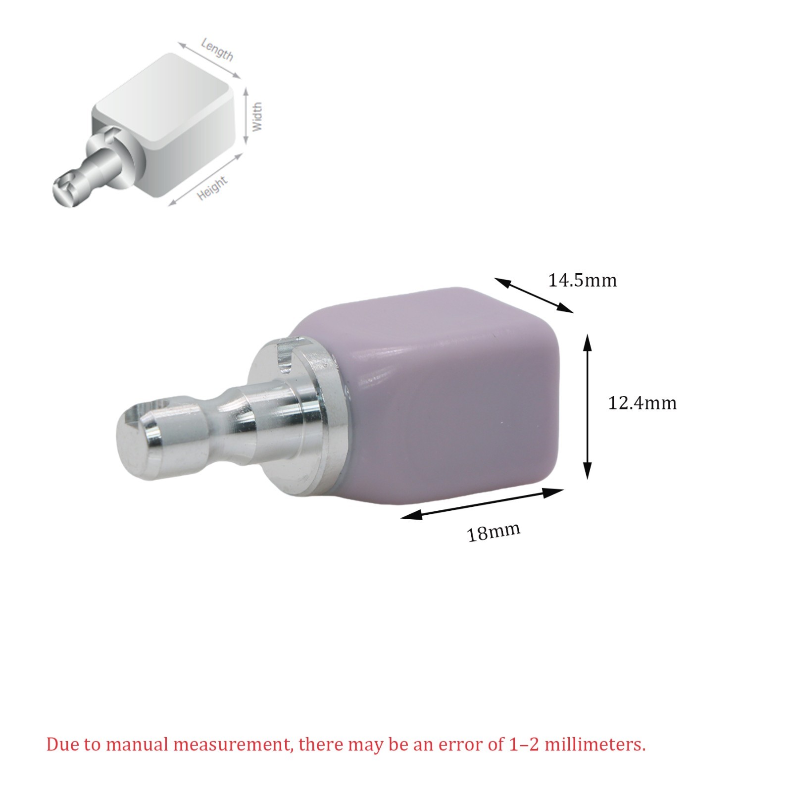 US C14 Dental Emax Lithium Disilicate Ceramic Blocks CEREC CAD CAM Milling Block