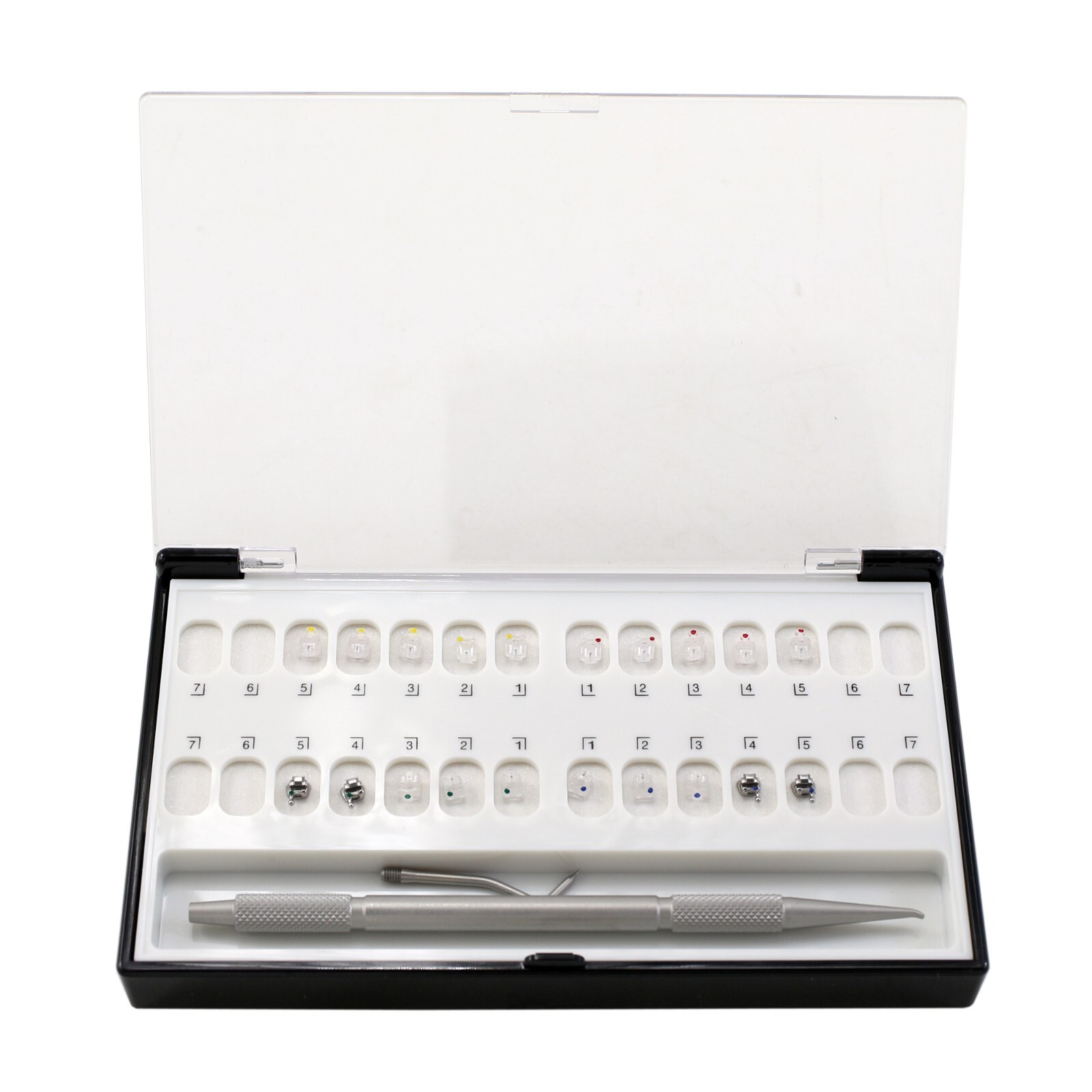 Dental Ceramic Brackets Orthodontic Self Ligating Braces Roth MBT Aesthetics