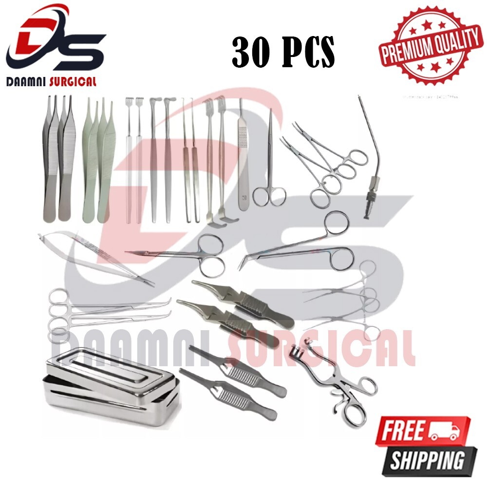 30 Pcs Arteriovenous Fistula Surgery Set A.V. Fistula Surgical Instrument Set
