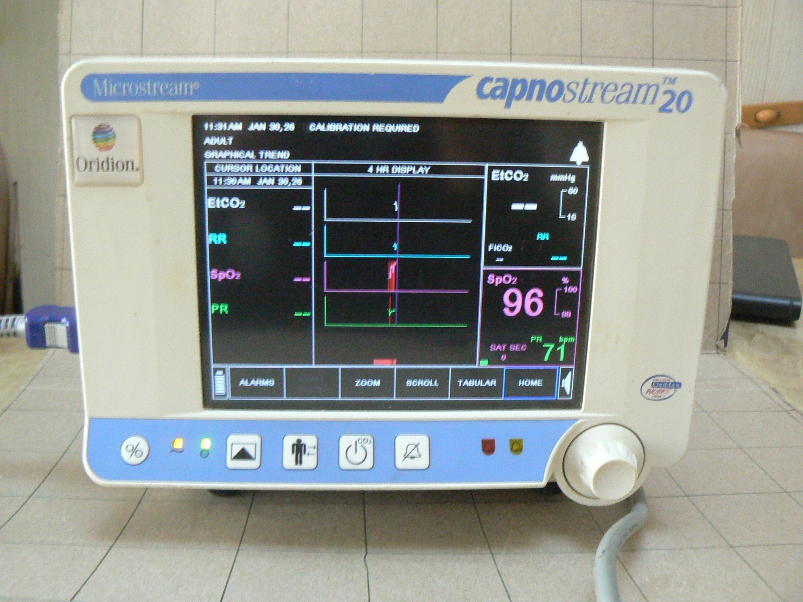ORIDION, Capnostream 20, Capnographs’ Monitor (G)