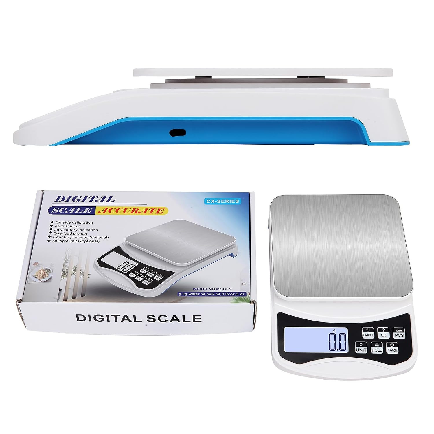 Digital Lab Scale 5000G X 0.1G LCD Display Analytical Balance Jewelry Scale P…