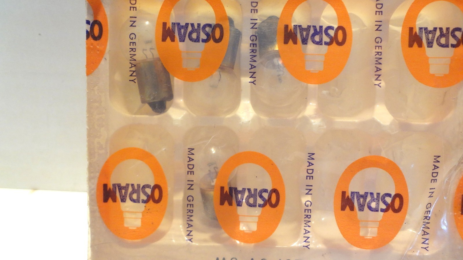 OSRAM BULB #6251 NEW open PACK (4ea) 6V 5W, LEITZ #500073 **NEW OLD STOCK**