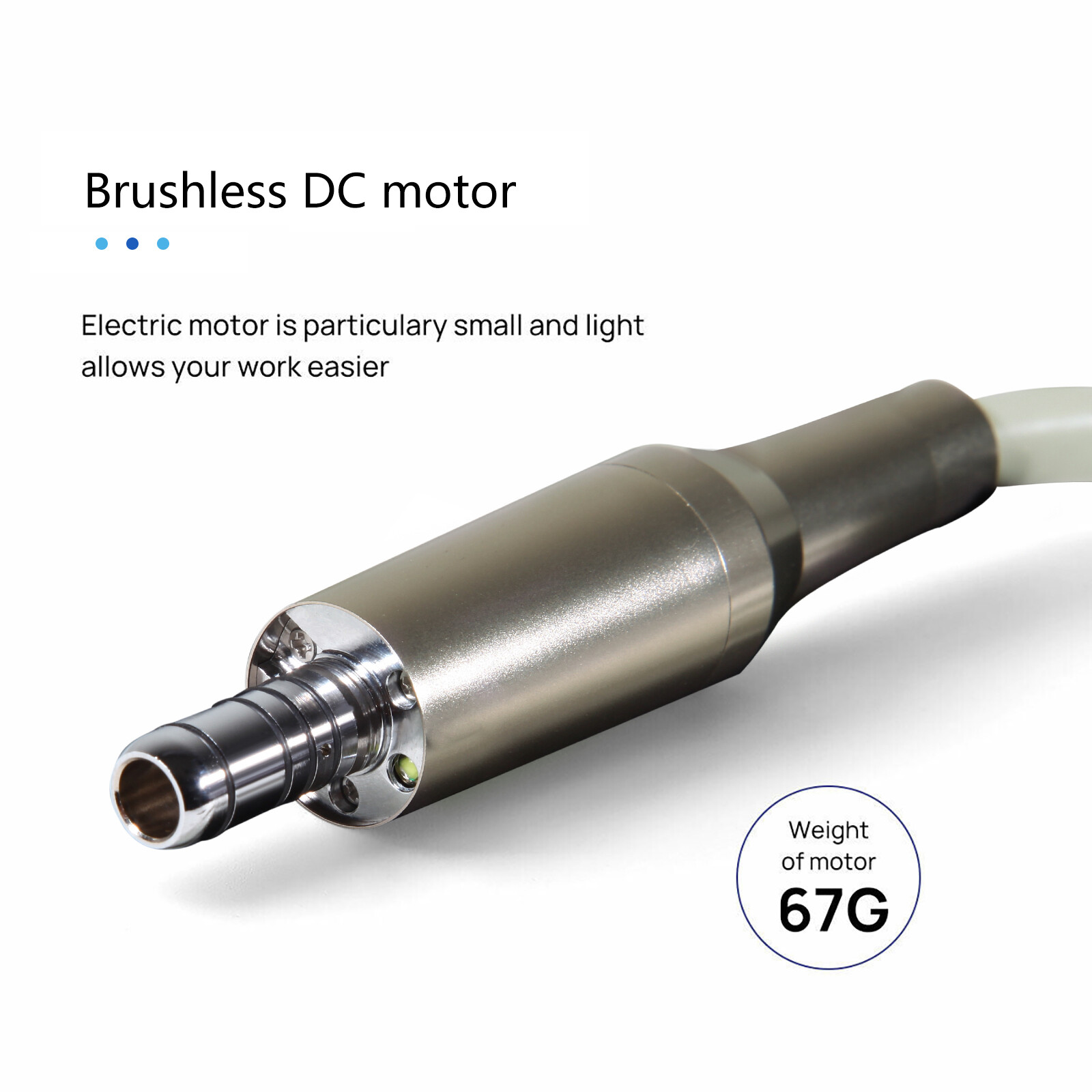 Dental LED Electric Brushless Micro Motor with Water Tank /1:5 LED Contra Angle