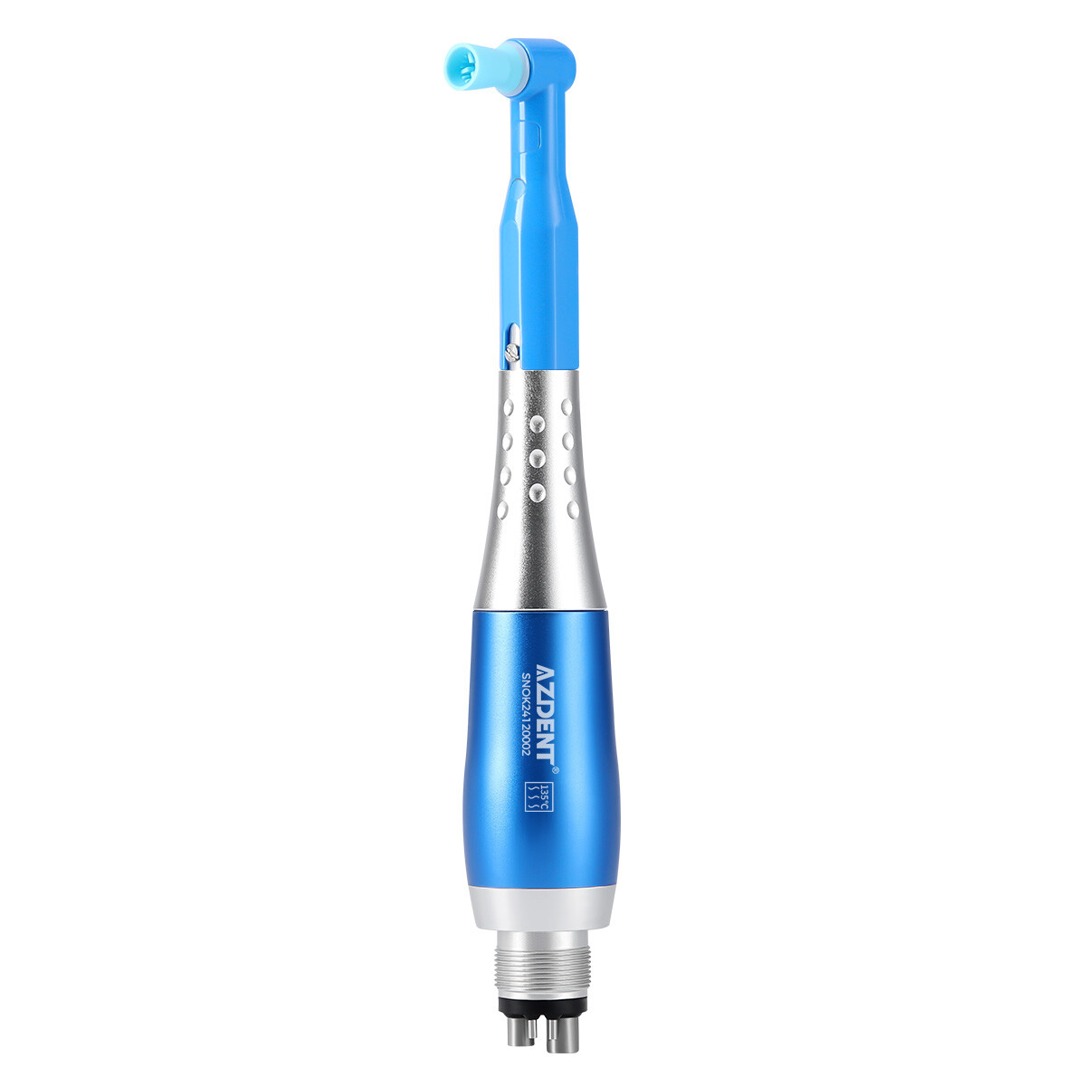 AZDENT Dental Hygiene Prophy Handpiece Air Motor 4HOLE 4:1 Nose Cone 360° Swivel
