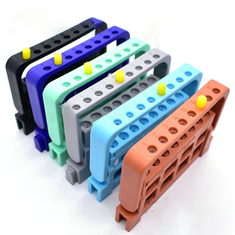2022 Dental Endo Root Canal File Holder Plastic Endodontic measuring instrument