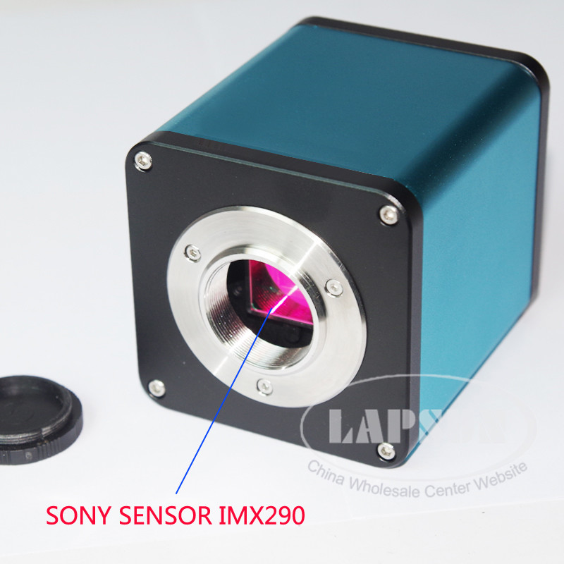 100- 720X Lens 1080P 60FPS HDMI Industrial Digital Microscope Camera Sony IMX290