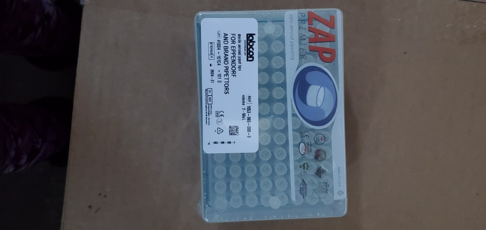 Labcon Filter Pipette Tips – 50 Microliters [EXPIRES 2024-01]