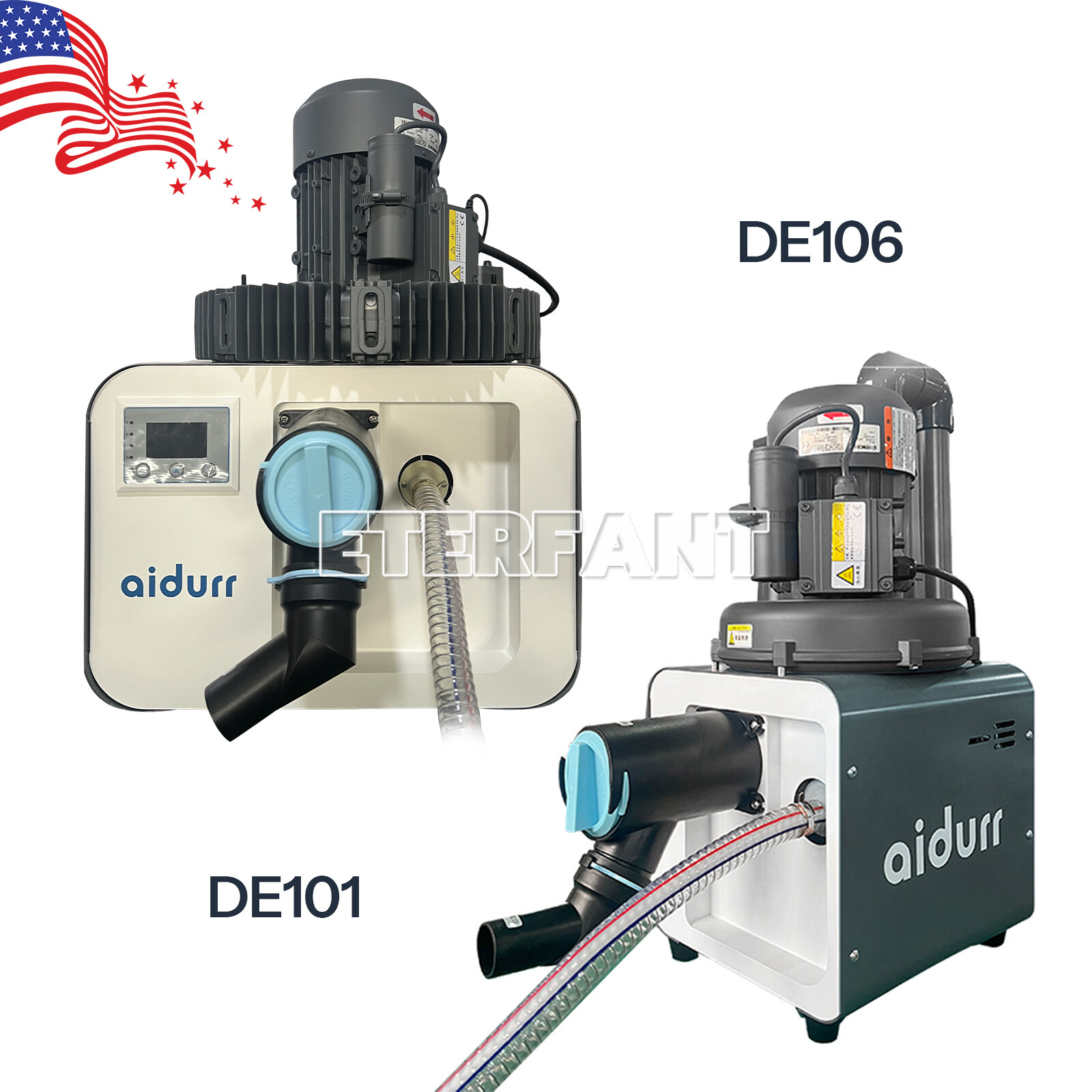 ETERFANT Dental Electric Suction Machine Vacuum Pump System Semi-Dry Type