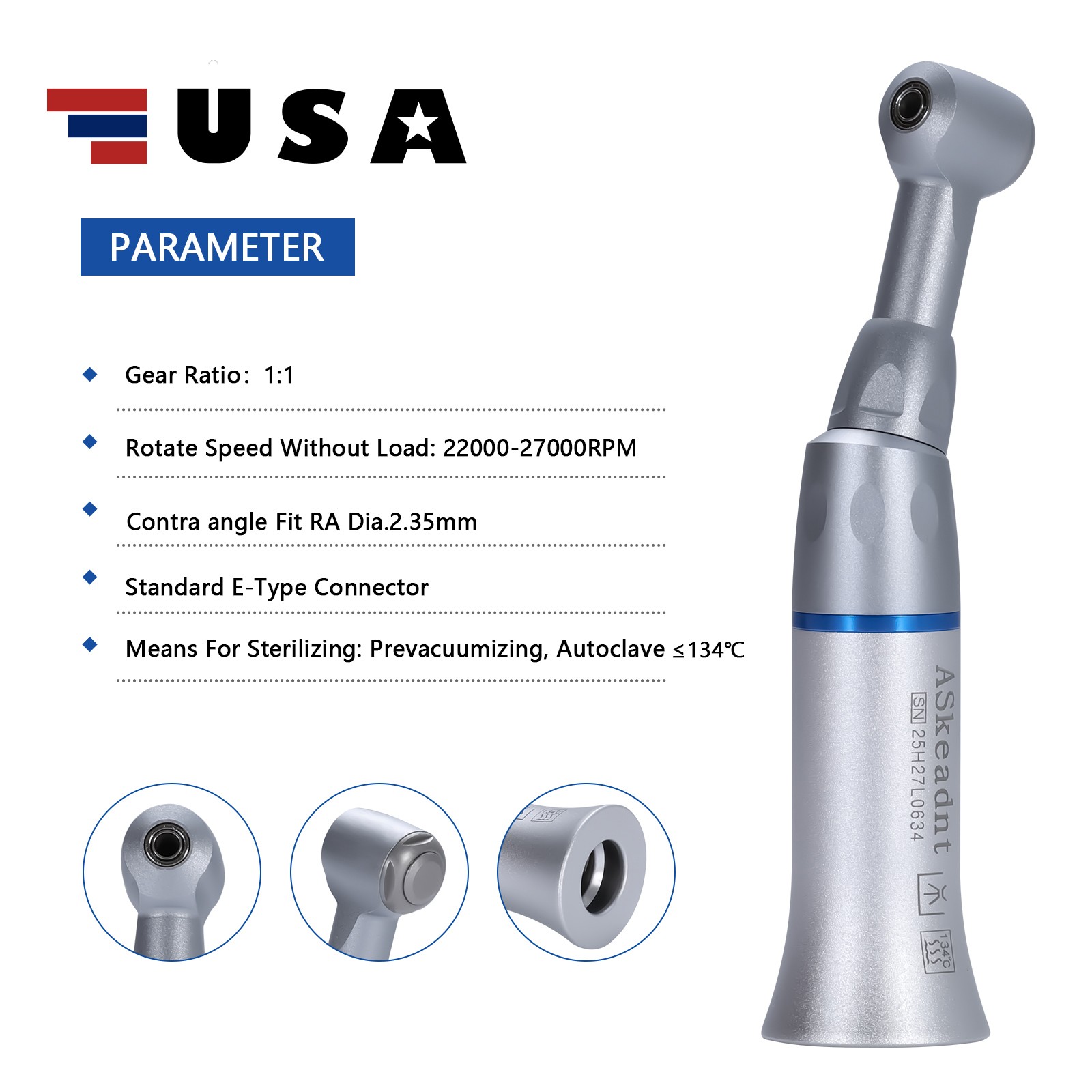 Dental Universal Implant Instrument Prosthetic Restoration Hand Driver Tool Kit