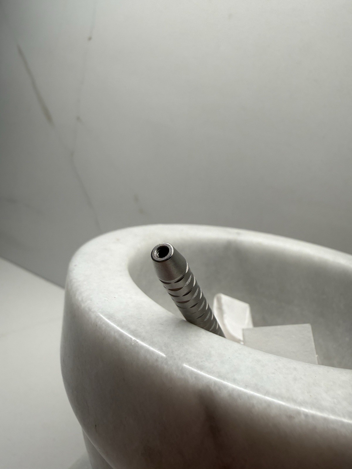 MIRROR HANDLE MHE6 124-001 SILVER BY HU FRIEDY