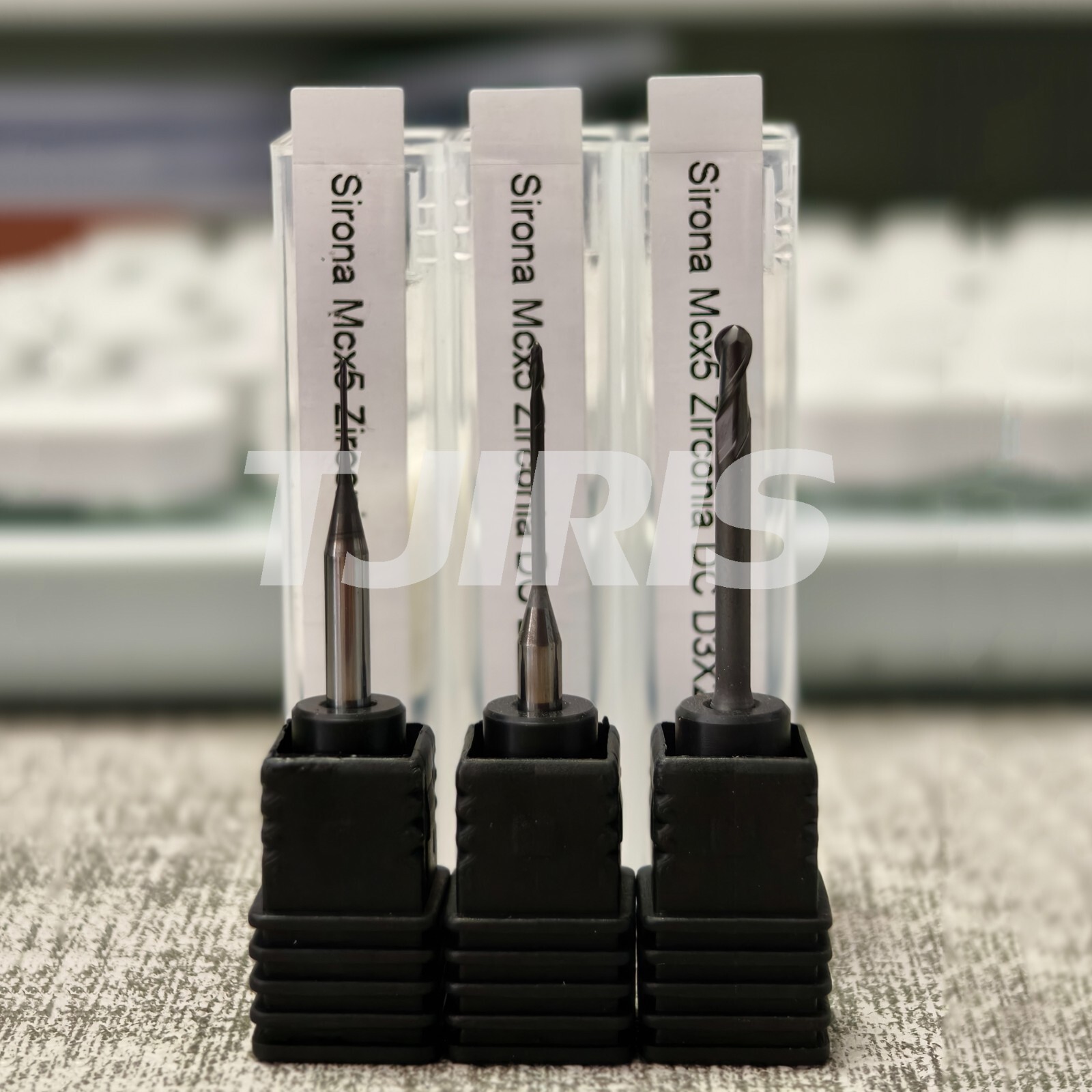 Sirona Dental Cad Cam Zirconia Milling Burs 0.5mm/1mm/2.5mm (Diamond coated)
