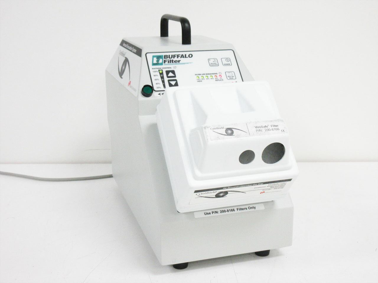 DAKOCYTOMATION BUFFALO FILTER CYTOSHIELD AEROSOL EVACUATION SYSTEM 200-8164 8166