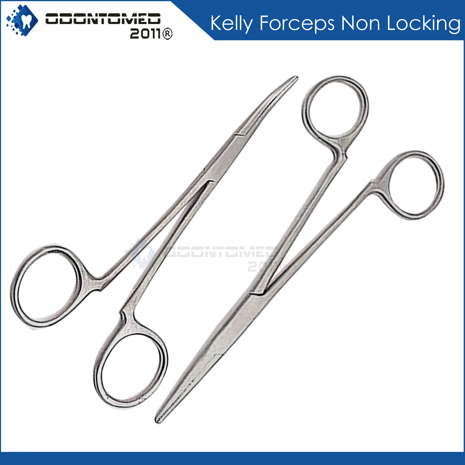 Forceps Kelly Hemostat Surgical Non Locking Curved Straight Clamp Plier DS-1564