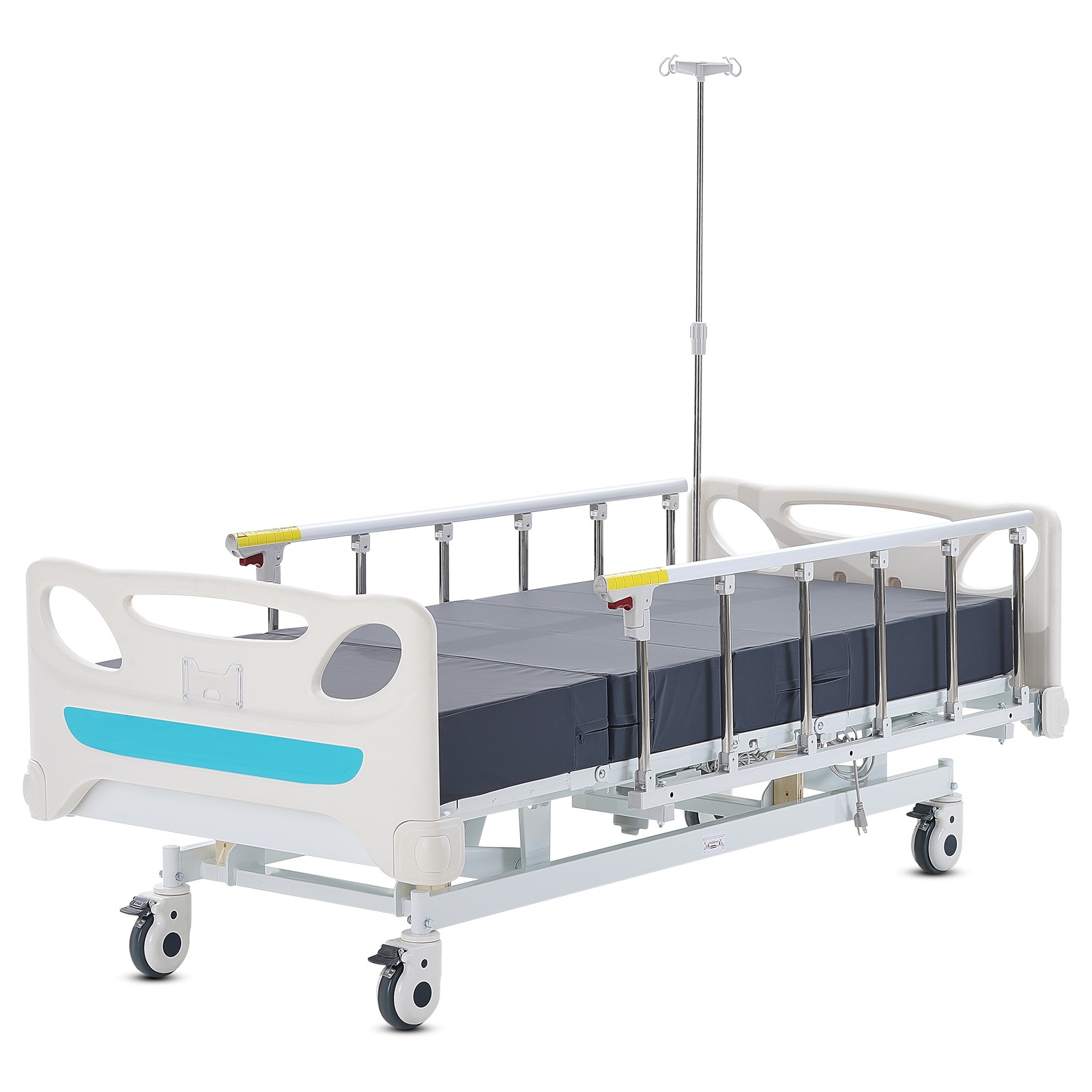 VEVOR Premium 3 Function Full Electric Hospital Bed ICU Medical Bed 440LBS Loads