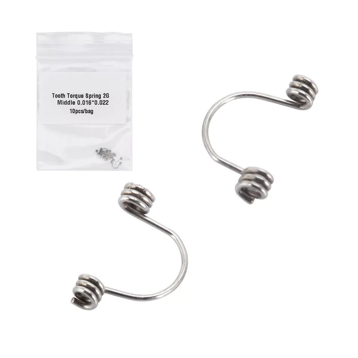 10Pcs/Bag Dental Orthodontic Anterior Univerisal Tooth Torque Rectangular Spring