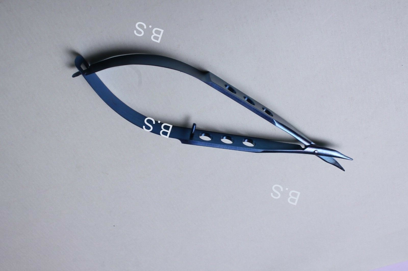 Titanium Westcott Tenotomy Micro Scissors Body 16 mm 21 mm Curved Ophthalmic Eye