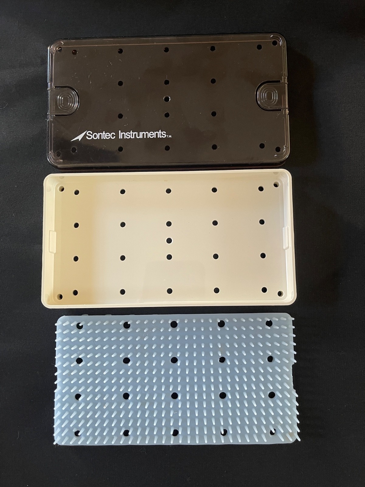 Sontec Instruments Sterilization Case w/ Tray & Silicone Mat