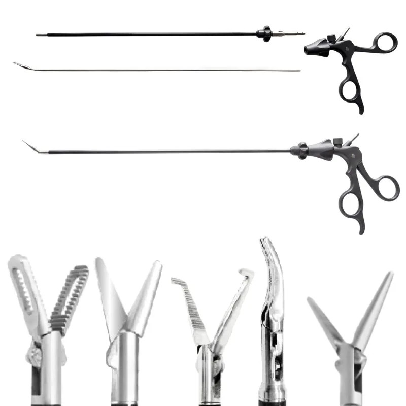 Detachable 360 Articulating Forceps Scissors Reusable 5mm Laparoscopic Surgical