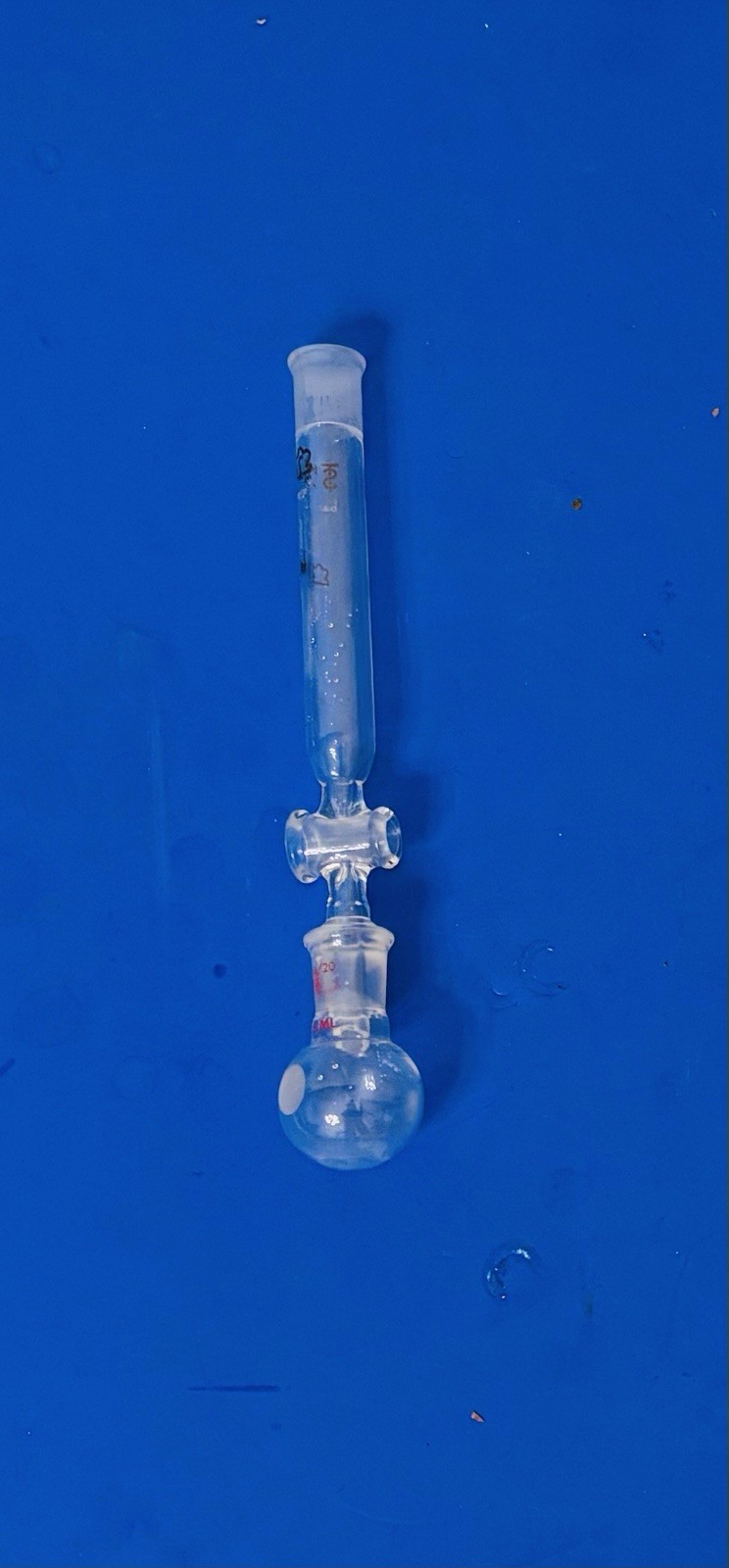 Kontes Bantam-Ware 10mL Addition Funnel 1-A Stopcock, 14/20 Joint w/15mL Flask