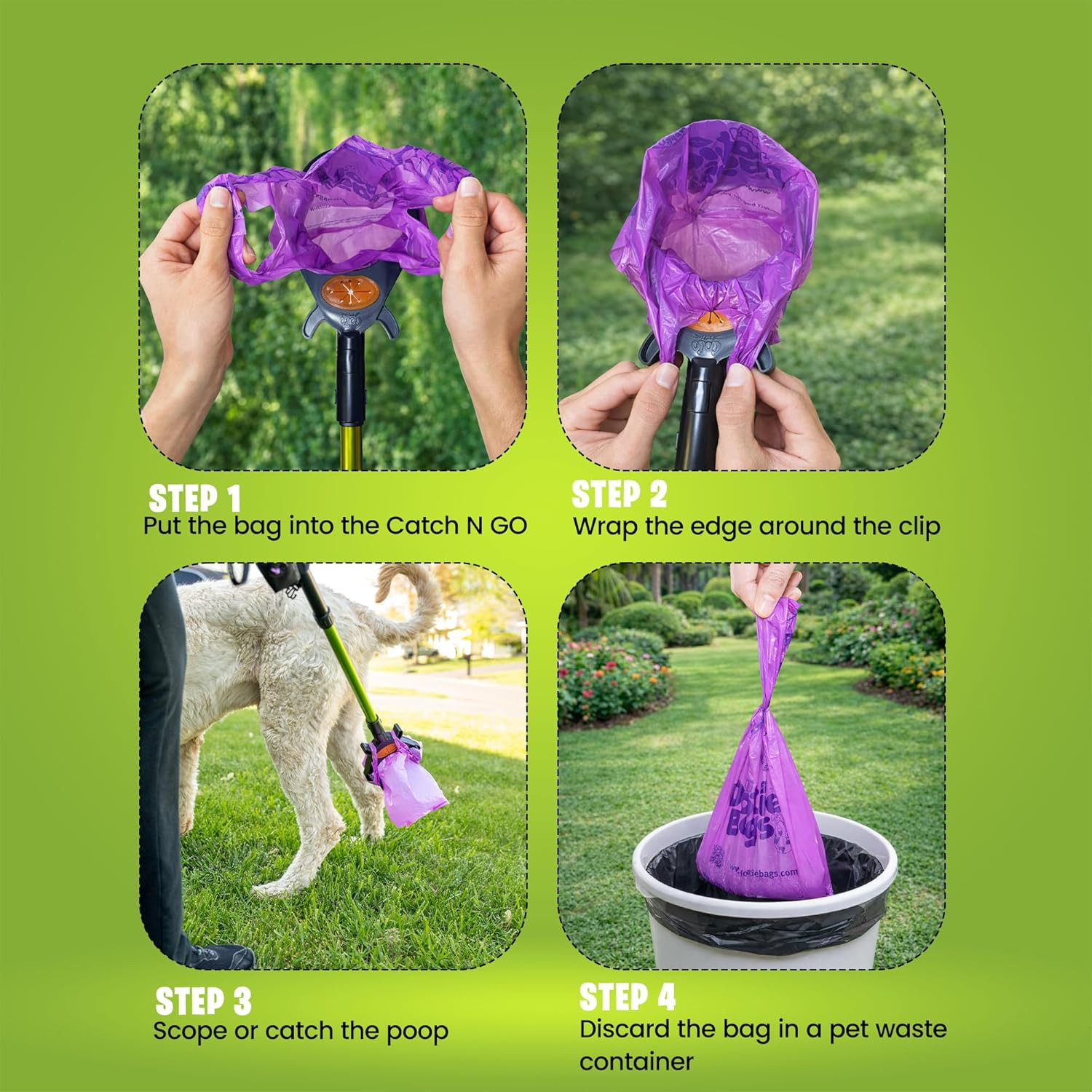 , Catch-N-Go! Consumer Reports #1 Rated Ergonomic Scooper 2024,2026. Catch Poo o
