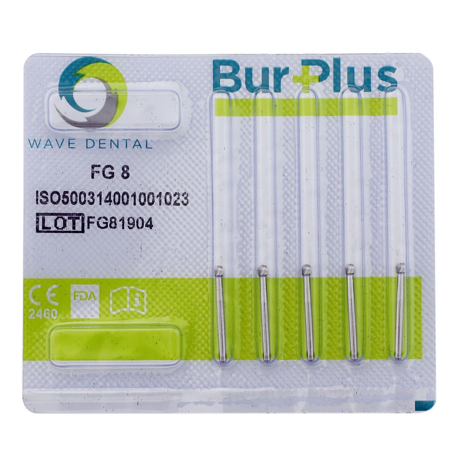 Wave Dental Carbide Burs Round Ball High Speed Burr Friction Grip FG 1/4 1/2 4 6