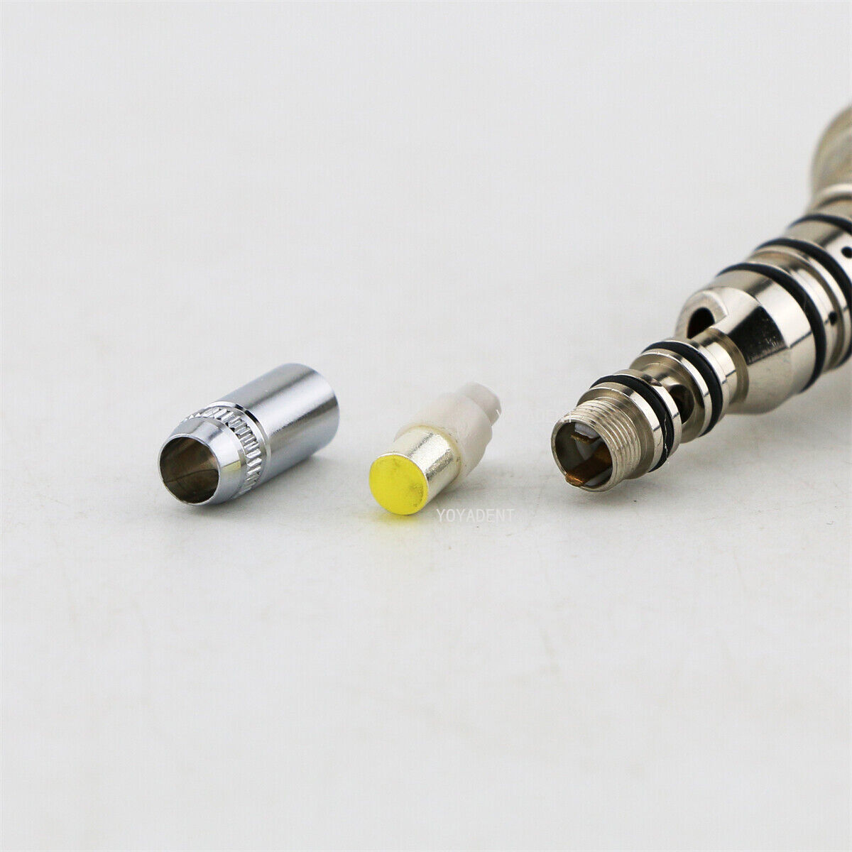 COXO Dental Turbine Fiber Optic High Speed Handpiece LED Coupler 6 Pin Fit KAVO