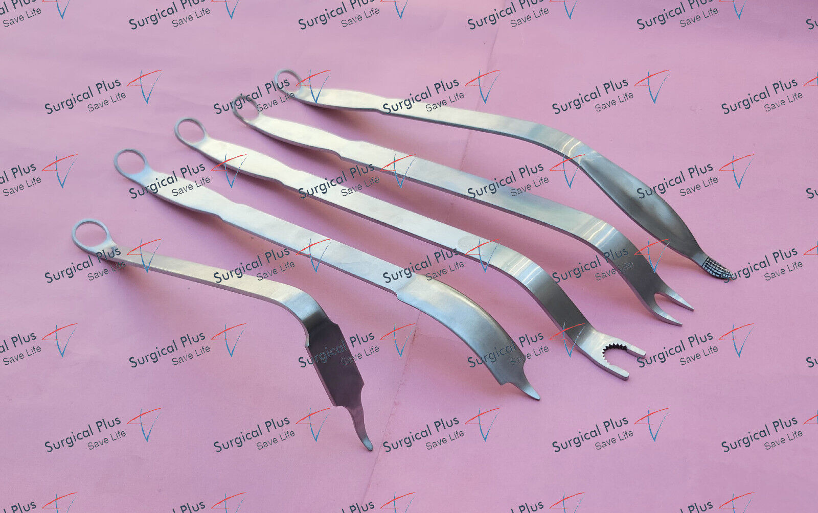 Total Hip Das/Seng Anterior Retractor Set Of 5 Hip Arthroplasty Orthopedic